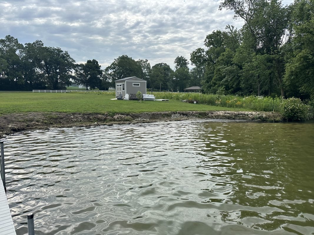 Pond construction and excavation near Warsaw Indiana